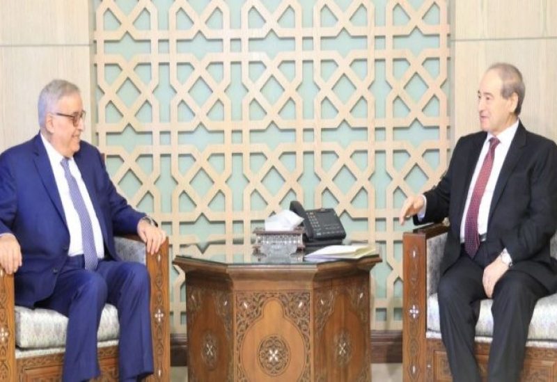 وزيرا خارجية لبنان وسوريا