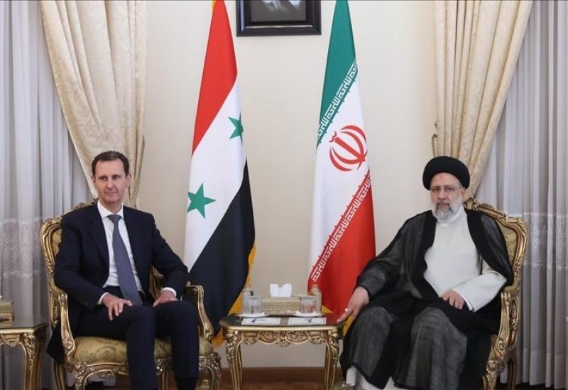 الرئيس الإيراني إبراهيم رئيسي ونظيره السوري بشار الأسد - أرشيفية