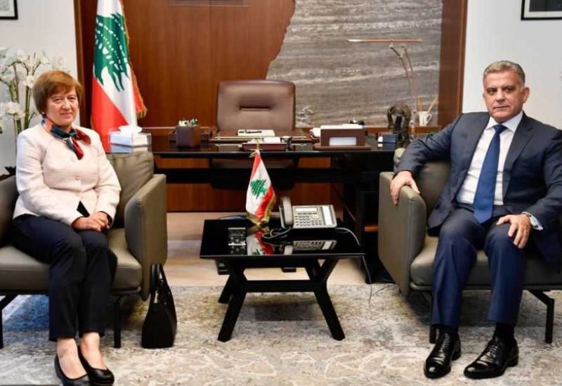 اللواء عباس ابراهيم والمنسقة الخاصة للأمم المتحدة في لبنان يوانا فرونتسكا