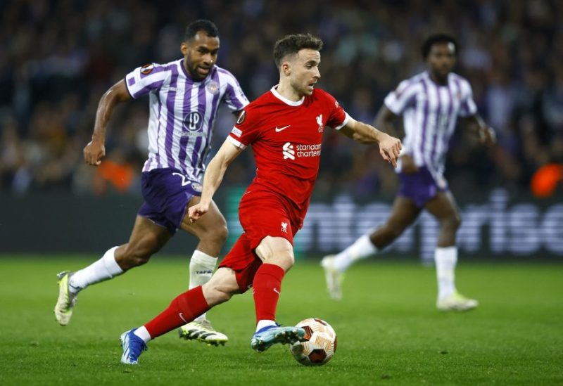 من مباراة ليفربول وتولوز (رويترز)