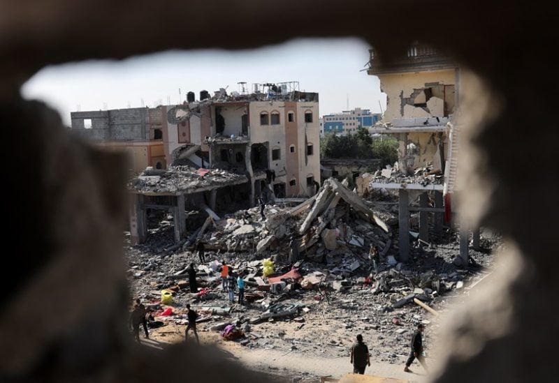 آثار القصف الإسرائيلي المدمر على غزة