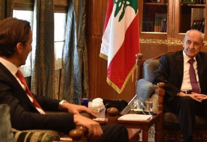 الرئيس نبيه بري والمستشار الأميركي أموس هوكشتاين