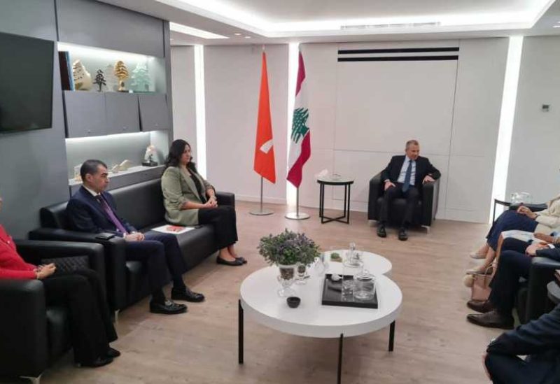 جبران باسيل استقبل سفراء دول