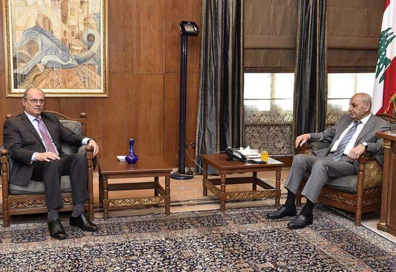 الرئيس نبيه بري ونائب رئيس الحكومة سعادة الشامي