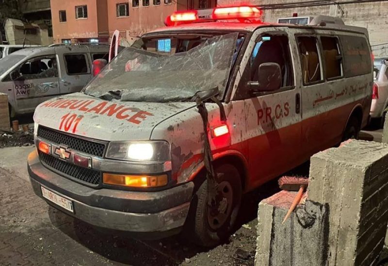 قصف إسرائيلي يستهدف مستشفيات وسيارات إسعاف في غزة