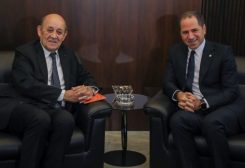النائب سامي الجميل والموفد الفرنسي جان إيف لودريان