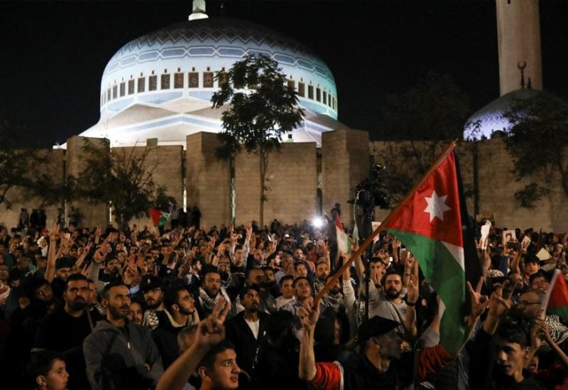 تظاهرة في الأردن دعماً لغزة