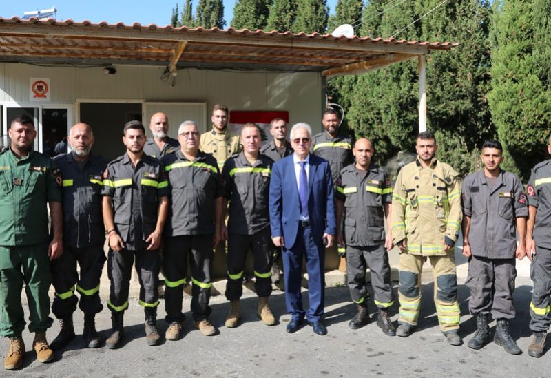 المدير العام للدفاع المدني العميد ريمون خطار تفقد مراكز الدفاع شمالا