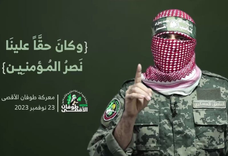 أبو عبيدة الناطق باسم كتائب عز الدين القسام