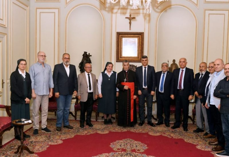 البطريرك الراعي استقبل وفدًا من رؤساء بلديات وفاعليات عدد من القرى الجنوبية