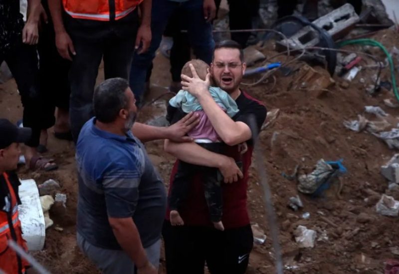 صورة من مخيم جباليا بعد مجزرة يوم أمس الأربعاء 1\11\2023