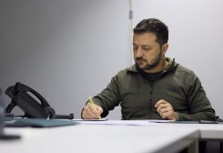 الرئيس الأوكراني فولوديمير زيلينسكي