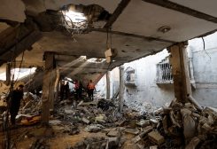 آثار الدمار في قطاع غزة