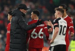 من مباراة ليفربول وفولهام