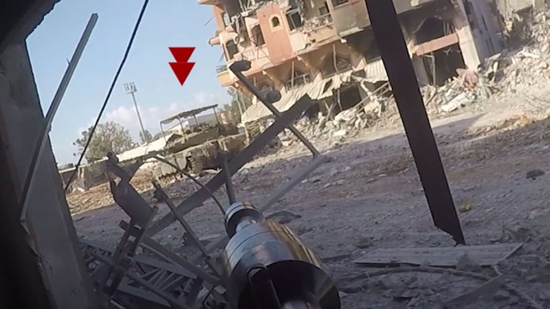 كتائب القسام تستهدف دبابة إسرائيلية في غزة