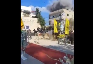 صاروخ إسرائيلي قرب مكان تشييع أحد مقاتلي حزب الله في عيتا الشعب
