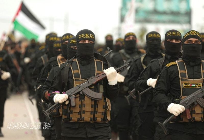 مقاتلو سرايا القدس الجناح العسكري لحركة الجهاد الإسلامي