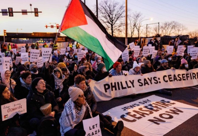 جماعة "الصوت اليهودي من أجل السلام" تنظم مظاهرات في أميركا