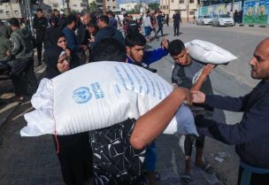 مساعدات الأونروا في غزة