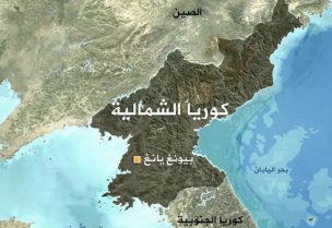 خريطة كوريا الشمالية