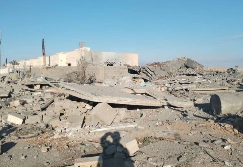 الدمار في مدينة القائم بعد القصف الأميركي