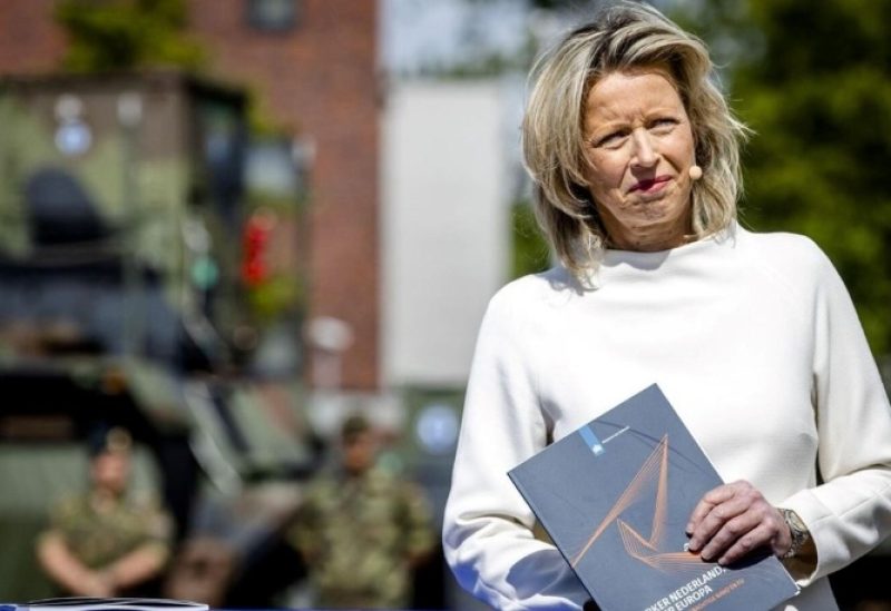 وزيرة الدفاع الهولندية