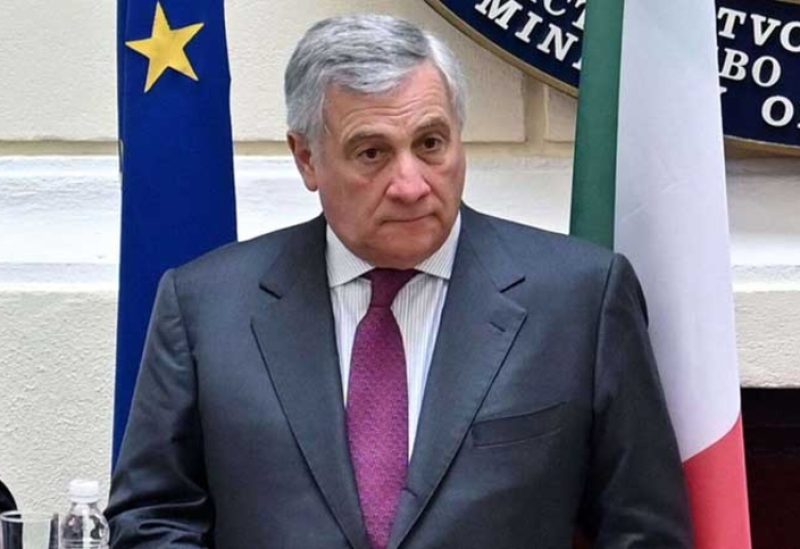 وزير الخارجية الإيطالي أنطونيو تاياني