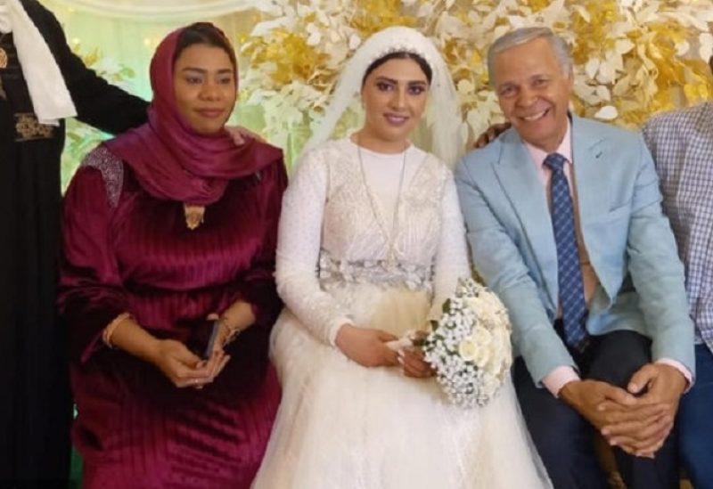 محمود عامر في حفل زفافة