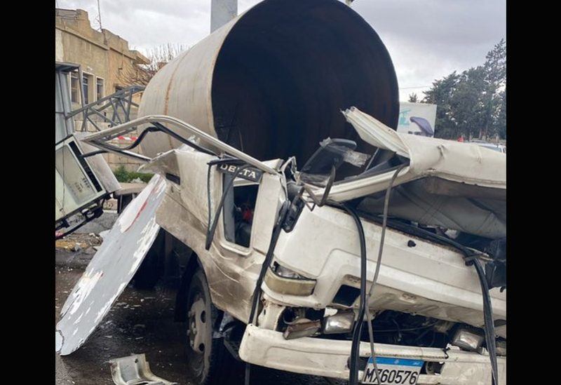 انفجار صهريج غاز في "مقنة" البقاعية