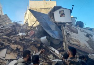 انهيار مبنى في الشويفات