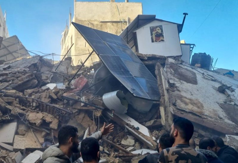 انهيار مبنى في الشويفات