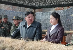 الزعيم الكوري وابنته