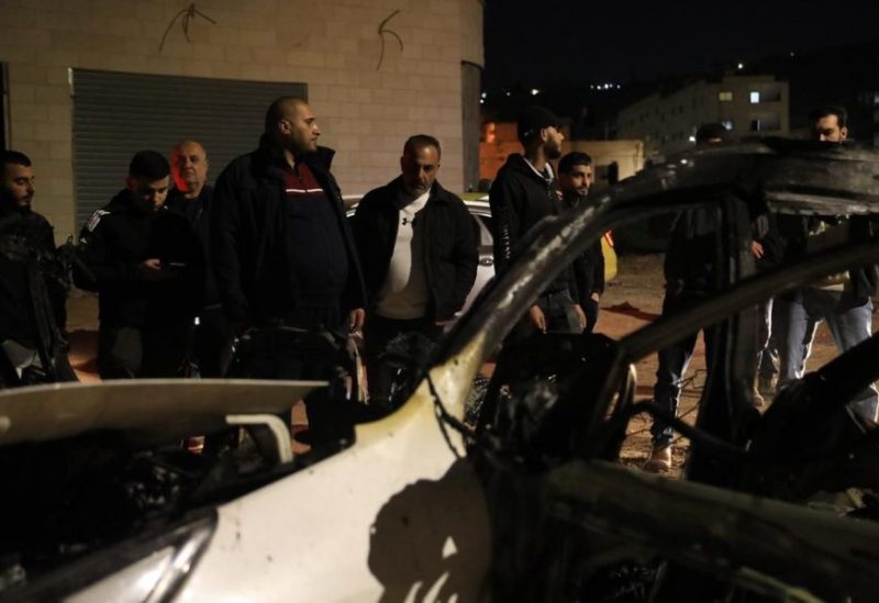 استهداف سيارة في جنين بالضفة الغربية من جيش الاحتلال الإسرائيلي