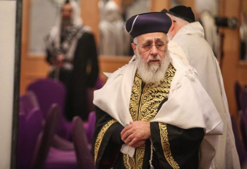 الحاخام الأكبر لـ"السفارديم" في إسرائيل "يتسحاق يوسف"