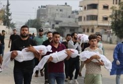 تشييع شهداء في غزة
