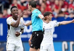أوساسونا ينفي صدور هتافات عنصرية من جماهيره خلال مباراة ريال مدريد