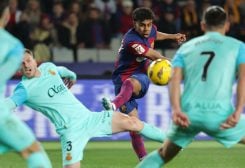 "الأمين جمال" لاعب برشلونة