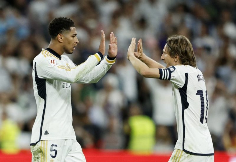 لاعبا ريال مدريد جود بلينغهام ولوكا مودريتش