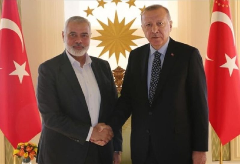 أردوغان وإسماعيل هنية