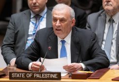 زياد أبو عمرو ممثل الرئيس الفلسطيني أمام مجلس الأمن