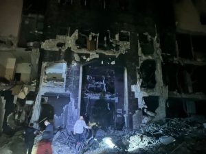 مشفى الشفاء الطبي بعد تدميره - غزة