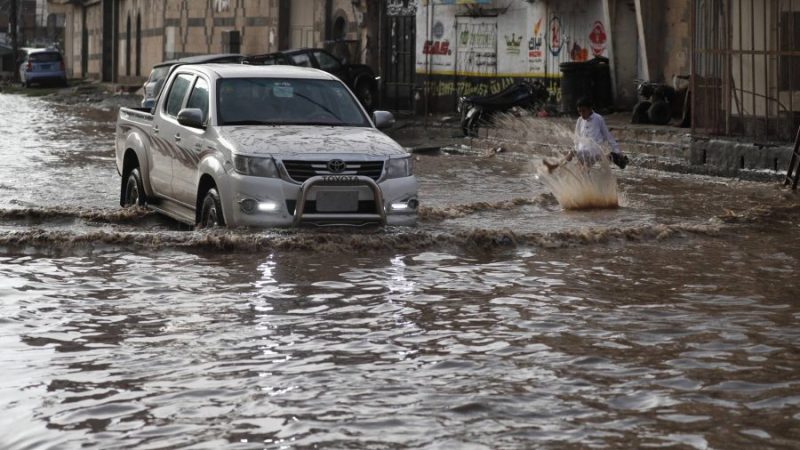 فيضانات في حضرموت اليمنية