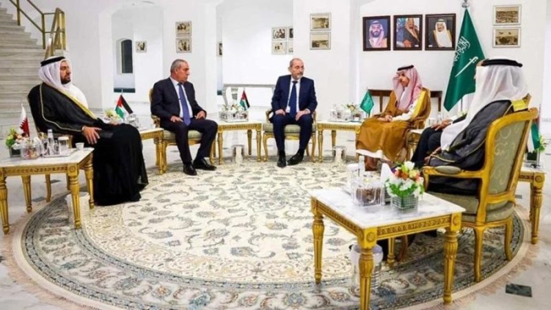اجتماع عربي سداسي في الرياض يطالب بوقف فوري لإطلاق النار بغزة (الأناضول)
