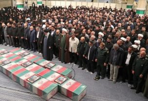 تشييع قتلى الهجوم على البعثة الدبلوماسية الإيرانية بدمشق