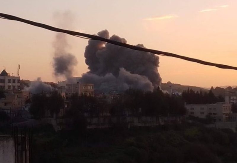 غارة إسرائيلية على مرجعيون جنوب لبنان