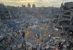 الدمار الذي خلفه القصف الإسرائيلي على غزة