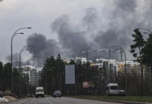 غارات جوية روسية على كييف