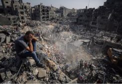 الدمار الذي خلفه القصف الإسرائيلي على أحياء غزة