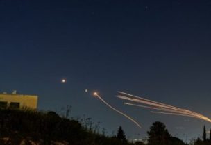 اعتراض صواريخ إيرانية