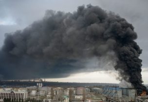 ألسنة دخان جراء قصف في روسيا (تعبيرية)
